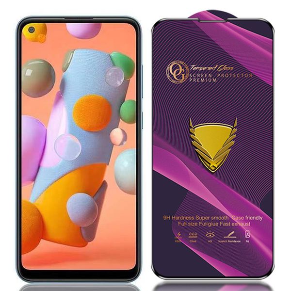 Screen Protector For Samsung Galaxy A06 A16 A26 A36 A56 A05S A05 A15 A25 A35 A55 A04 A14 A24 A34 A54 OG Tempered Glass Full Glue Curved Prem