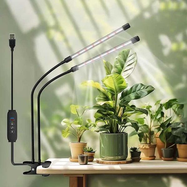 LED USB Grow Light Phytolamp for Indoor Plants with Control Full Spectrum Fitolamp Lights Home Flower Seedling Clip Phyto Lamp Y240816
