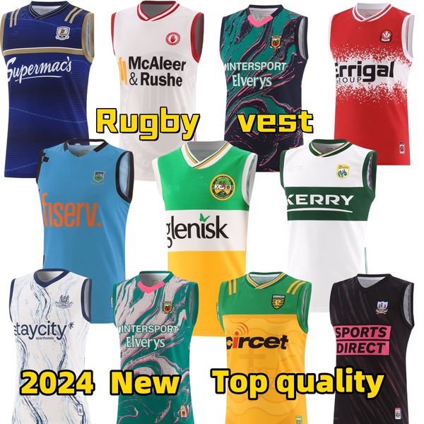 New GAA vest 2024 Rugby jersey Ireland Dublin Down Louth Antrim Wexford Wicklow Laois MAYO Hurling Derry Limerick Cork Donegal shirts Ferman