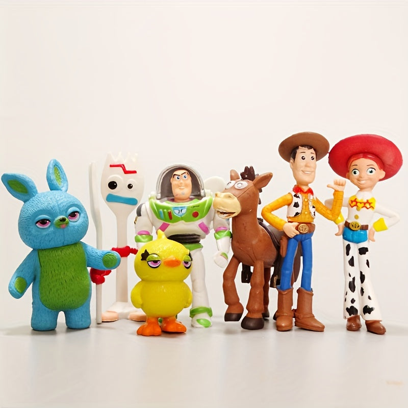 TEMU 7pcs Story , And Action Figures - Anime Cartoon Dolls, Suitable For Decoration In Scenes, The For Gifts