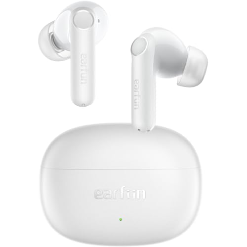 EarFun Air Life Wireless Earbuds, 12mm Driver with Deep Bass, Bluetooth 5.4 in-Ear Earbuds, 4 Mics AI ENC Call, 35H Playtime, 30 Preset EQs Via App, C