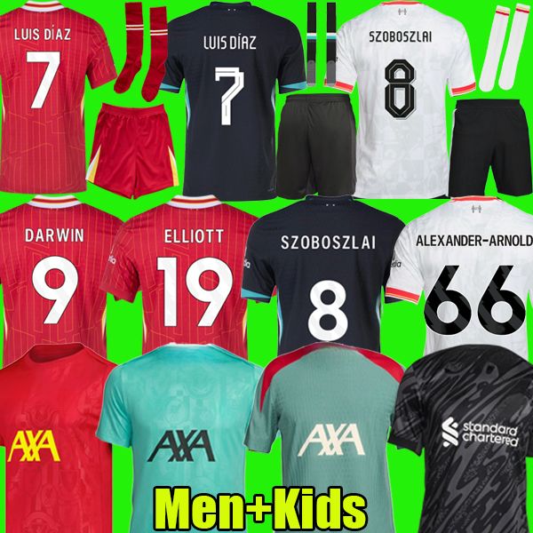 3XL 4XL 23 24 25 MAC ALLISTER soccer jerseys GAKPO DARWIN 2023 2024 2025 GRAVENBERCH Luis DIaz football kit shirts men kids A.BECKER goalkee