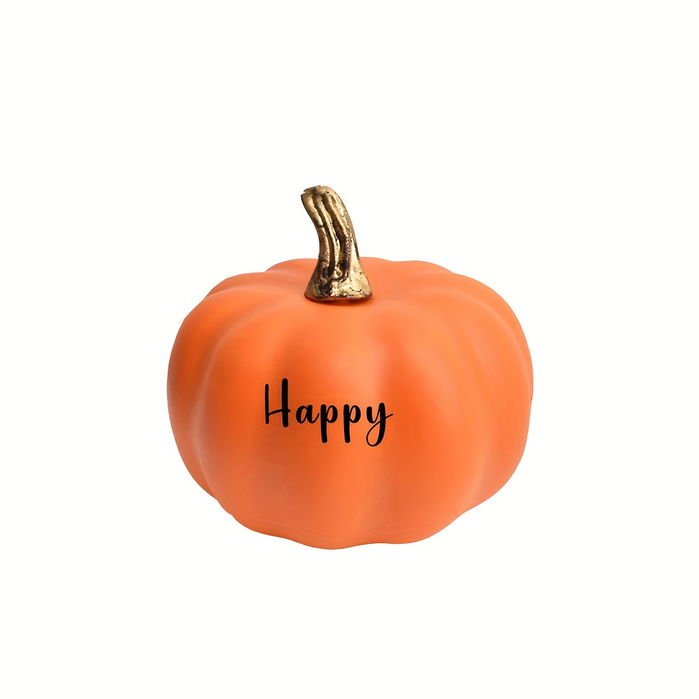 TEMU Personalized Halloween Pumpkin Decorations - Custom Name-text, Trick Or Treat Party Decor, Indoor Tabletop Decoration With - No Electricity