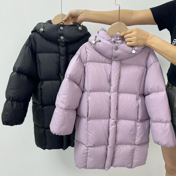 M O brand designer Kids Boy girl down jacket puff jacket luxury gift with NFC chips Authentic packing 0415