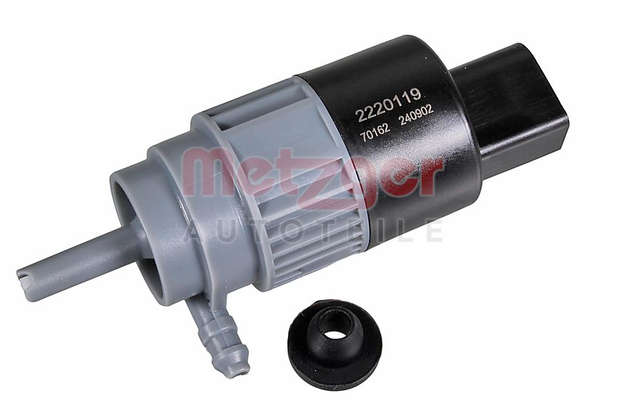 Washer Fluid Pump, headlight cleaning METZGER 2220119