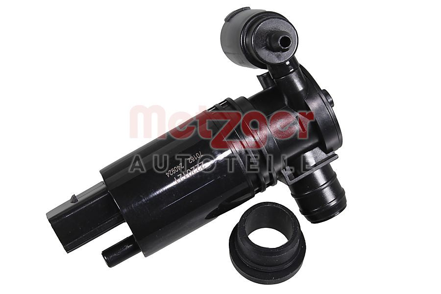 Washer Fluid Pump, headlight cleaning METZGER 2220121
