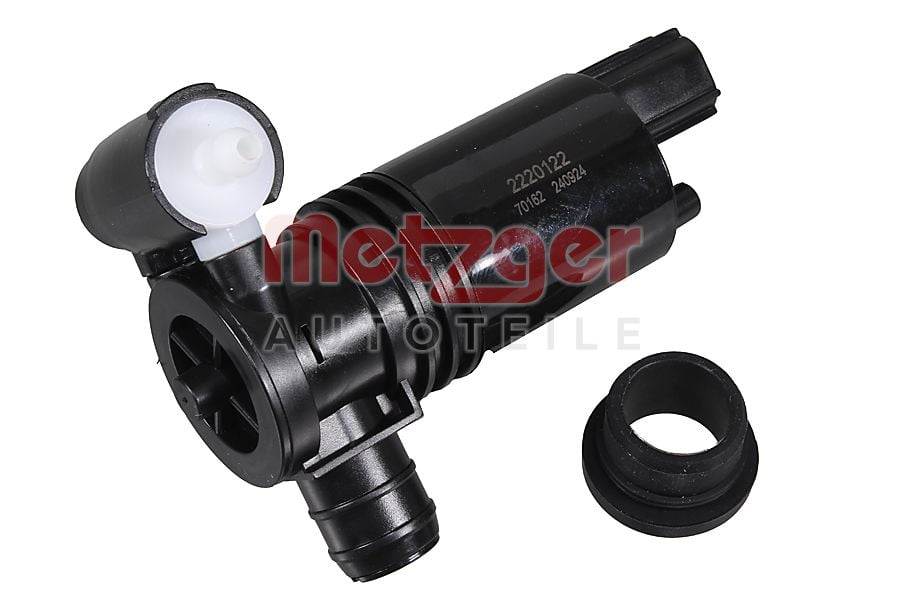 Washer Fluid Pump, window cleaning METZGER 2220122