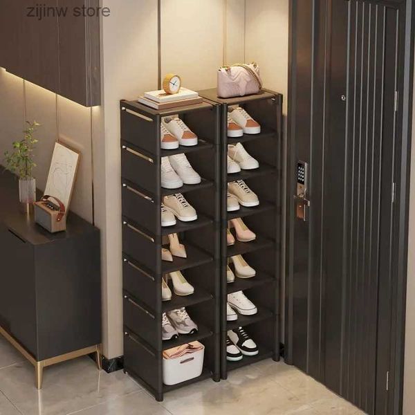 Storage Holders Rac Shoes for Furniture Room Plastic Organizers Organizer Mats Hanger Economic Wood Shoe Rack Shoe-shelf Y240319