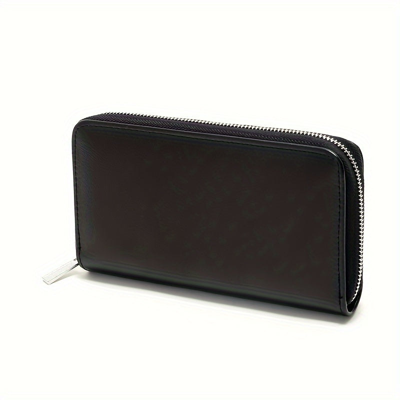 TEMU Large Capacity Credit Card Holder 36 Slots Zipper Wallet With Rfid Blocking Handbag For Women Organized Use