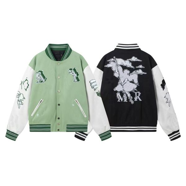 Men&#039;s Jackets Mens Designer Jackets Outerwear Elegant Coats Baseball Uniform Letters Embroidered Jackets Men Womens Black Printed Tops