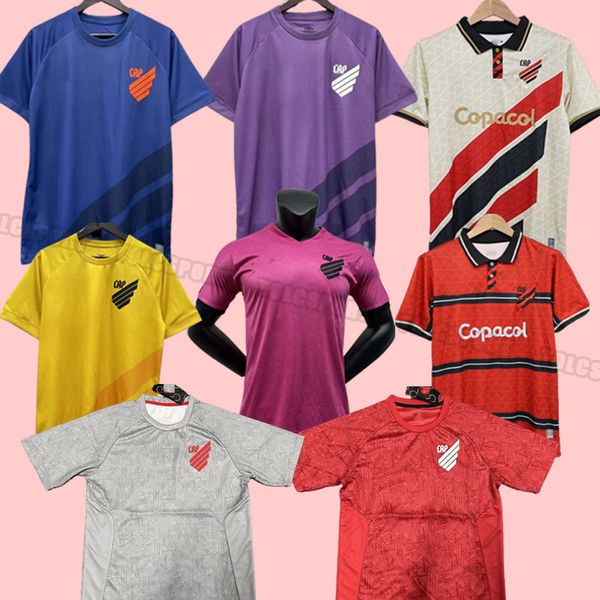 23 24 Athletico Paranaense Kids Kit Soccer Jerseys VITOR BUENO D. TERANS L. CITTADINI ROQUE CHRISTIAN PABL Short Sleeve Football Shirts home