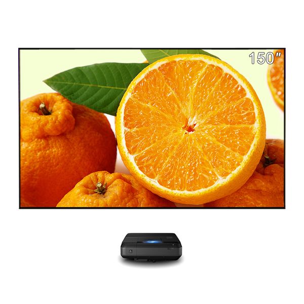 Projector 150 Inch CLR Screen Fixed Frame CBSP Projection Screen Ambient Light Rejecting Screen for UST Beamer Ultra Short Throw Projector