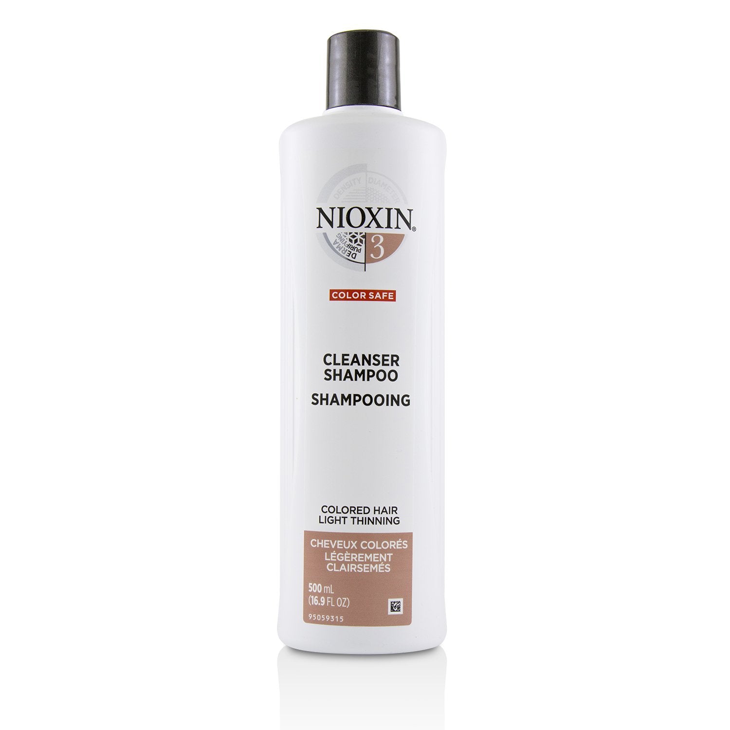 Cleanser Shampoo, System 3 (Color Treated Hair-Normal to Light Thinning) - 16.9oz