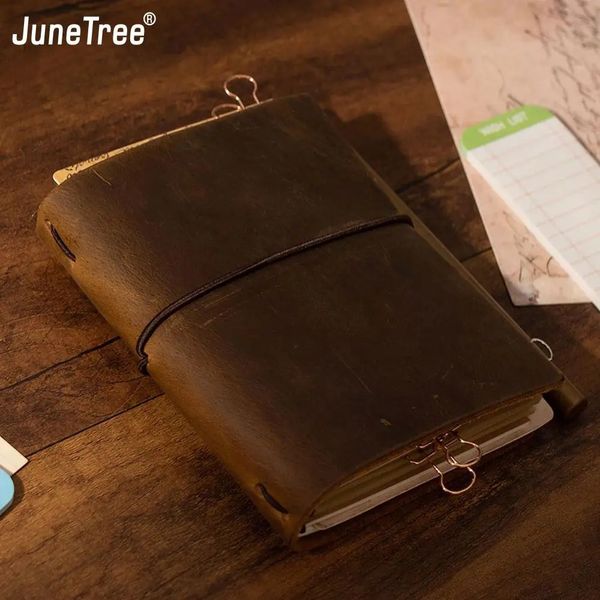 Notepads Vintage Refill Journals Diary leather midori notepad planner stationery nootbook note books notebook daily paper school supplies 23