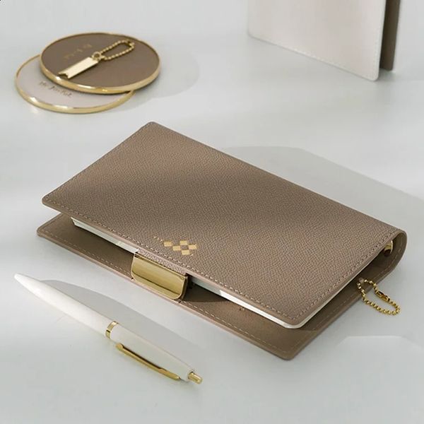 wholesale A5 A6 Loose-leaf PU Leather Binder Journal Diary Planner Organizer Office Business Notebook Supplies School Stationery 240717