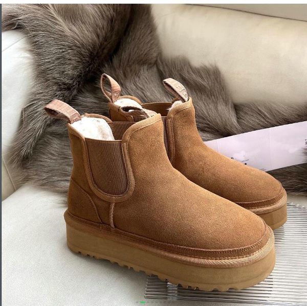 Boots Women Tazz Sandals Fur Slides Classic Ultra Mini Platform snow Boot Tasman Slip-on Les Petites Suede Wool Blend Comfort Winterg uoTR