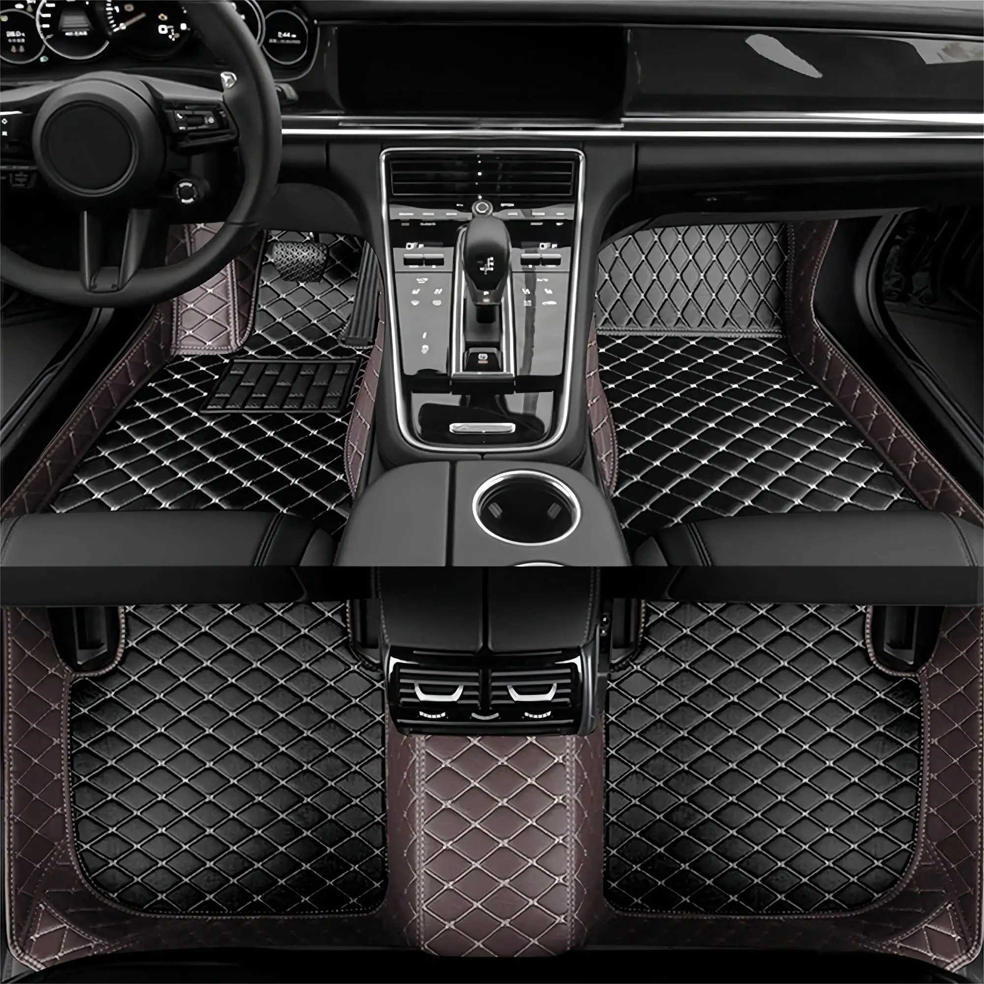 2012 2013 2014 2015 Chevrolet Malibu Car Floor Mats Weather Full Coverage Leather Floor Liners Waterproof Luxury Carpet Car S25719