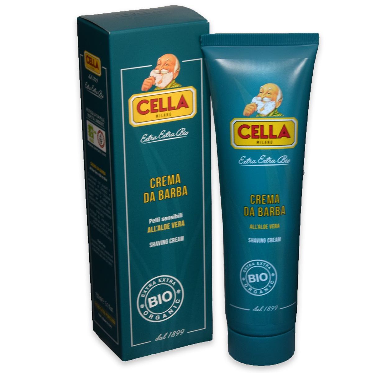 Cella milano organic shaving cream 150 ml tube