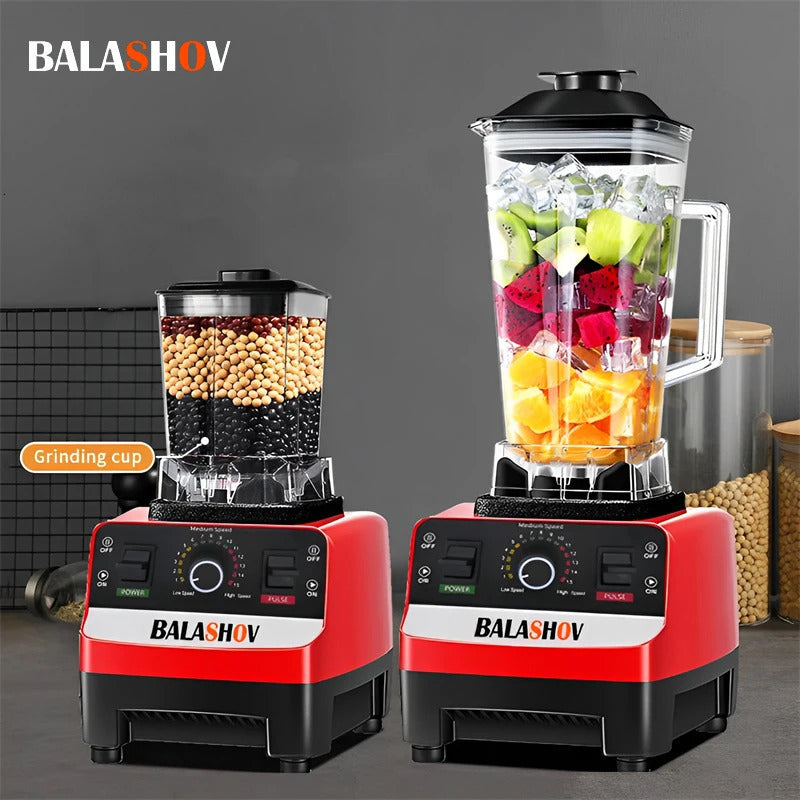 2000W Heavy Duty Commercial Blender Stationary Mixer Food Processor Ice Smoothies for Kitchen High Power Juicer BPA Free 250303