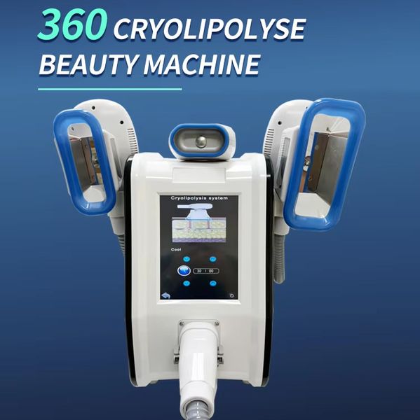Crioterapia não invasiva 360 crioterapia esculpindo corporal remoção de gordura Cryolipólise Slimming Double Chin Treatment Cryo Beauty Mach