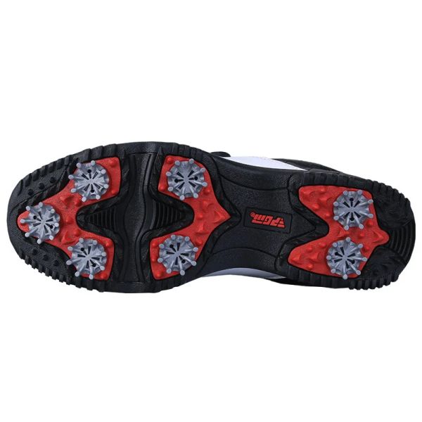 PGM Golf Shoes Waterproof Genuine Leather Sneakers Spikes Nail Non-Slip Mens Comfortable Knob Buckle Golf Men&#039;S Shoes XZ039