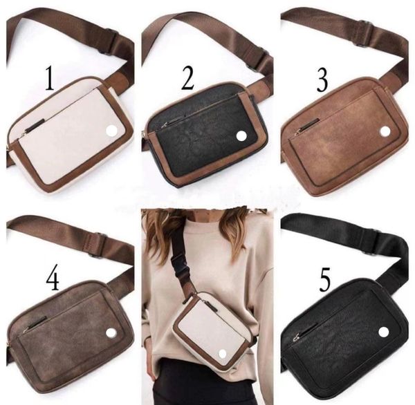 UU-1553 Waterproof Yoga belt bag Women Men Waist Bag Gym Elastic Adjustable Strap Zipper Fanny pack Capacity 1L Outdoor Bags