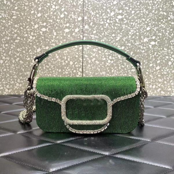 10A New Spot Crystal Diamond Handbag Handbag Crossbody Bag 2024 Original Hardware Women&#039;s Shoulder Bag Luxurious Personality and Elegan