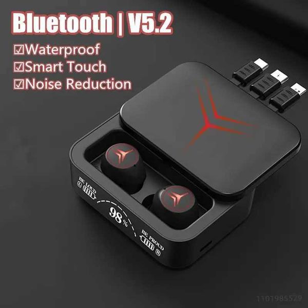 Cell Phone Earphones New Bluetooth 5.2 wireless TWS head mounted slide waterproof sports headphones music noise cancellation gaming headphon