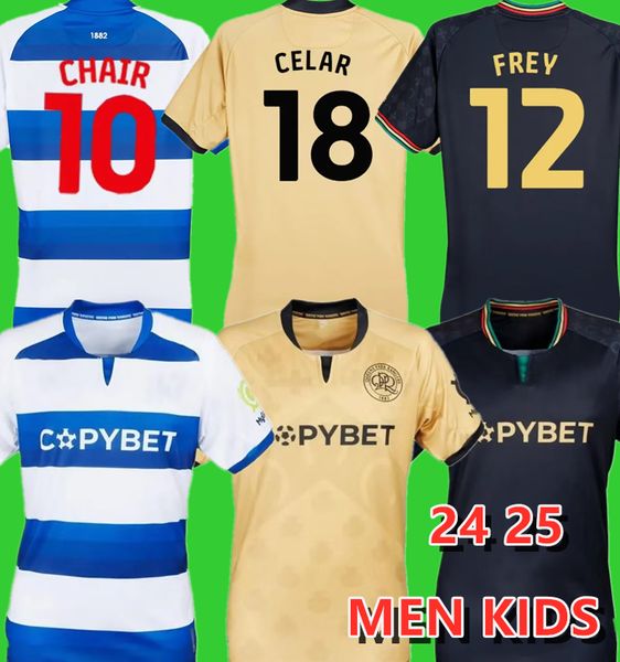 24 25 Queens Park soccer jerseys 2024 2025 Home Away 3d WILLOCK FIELD Football Shirts CHAIR SMYTH maillots FREY MORRISON camesita de futol M