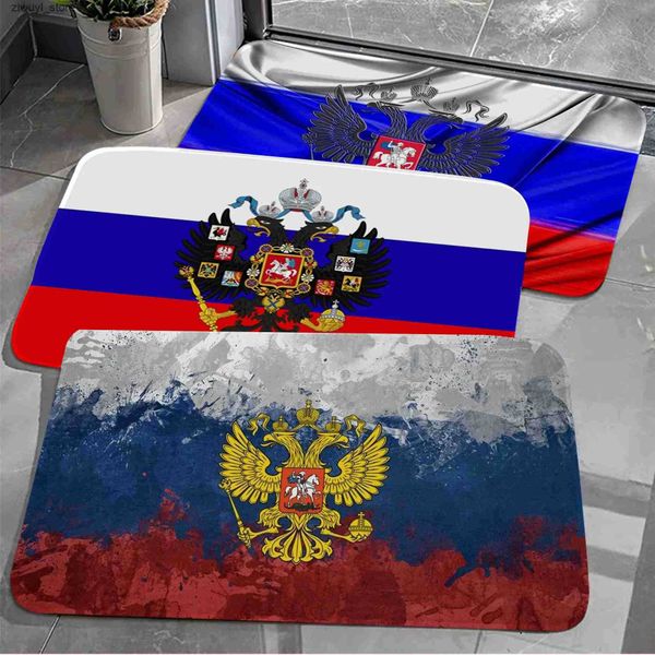 Carpets Russian Flag Floor Mat Bath Mat Nordic Style Home Doormat Bathroom-Toilet Mats Bedroom Welcome Doormat L240910