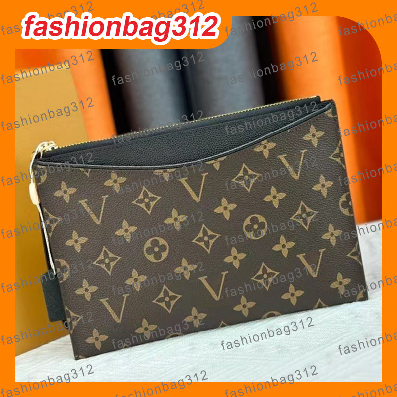 designer wallet handbag luxury Bags high quality zippered card holder monogram clutch bag Checkbook credit card passport holde genuine leather walle