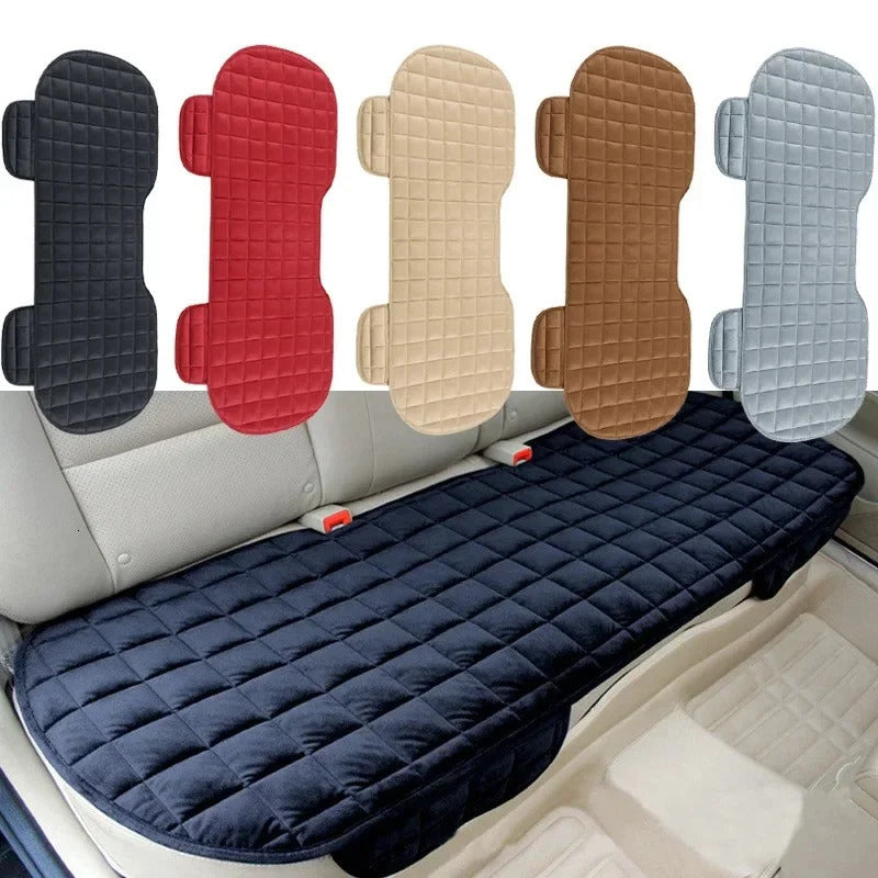 Car Seat Cover Front Rear Flocking Cloth Cushion Non Slide Winter Auto Protector Mat Pad Keep Warm Universal Fit Truck Suv Van 250715