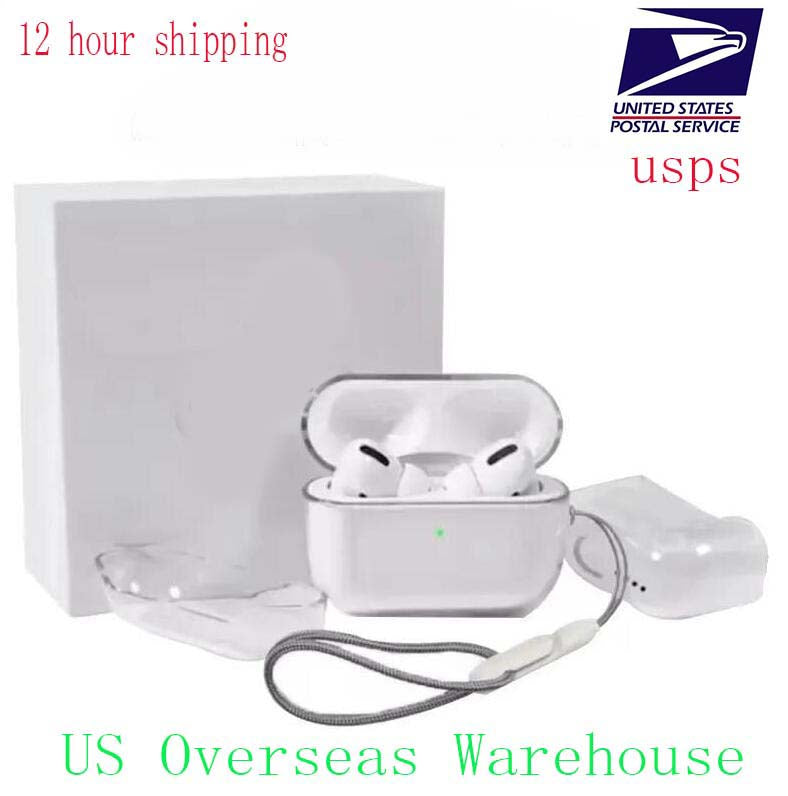 For Apple Airpods Pro 2 3nd Airpodspro Airpod 4 Pros Headphone Accessories Solid TPU Silicone Protective Earphone Case Wireless Charging