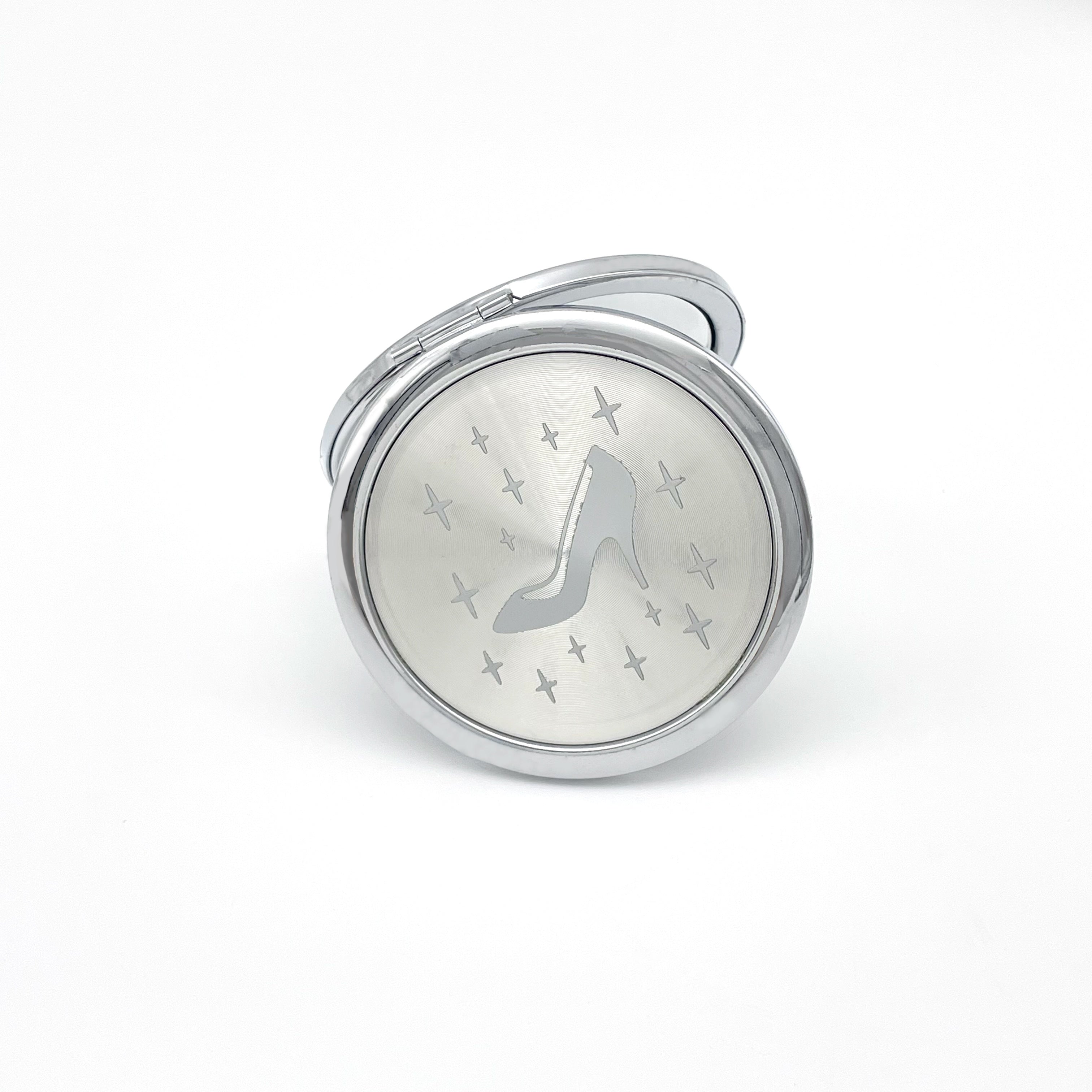 TEMU 12 Pcs Quinceañera High Heel Shoes Round Hand Compact Mirror-pocket Mirror-makeup Mirror-mis Años- Favors