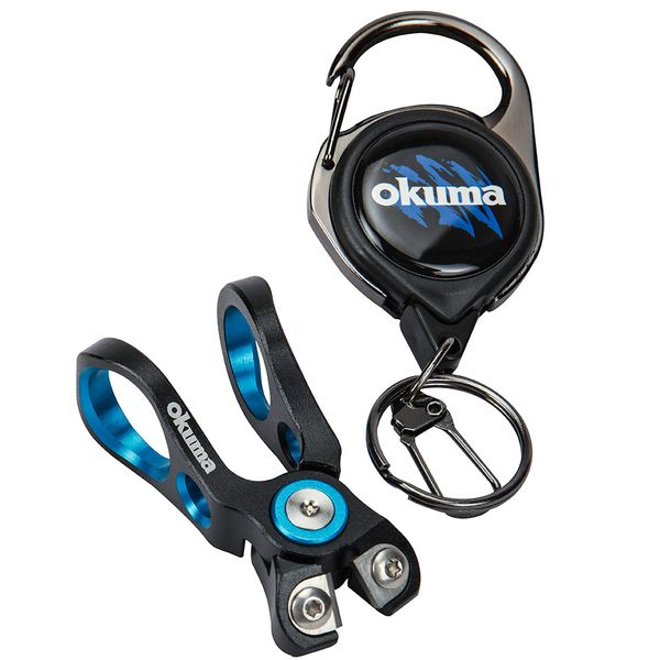 OKUMA Fishing Pliers DRAGONFLY Aluminum Alloy scissors Retractable Buckle Fishing Tools Line Cutter Fishing Equipment