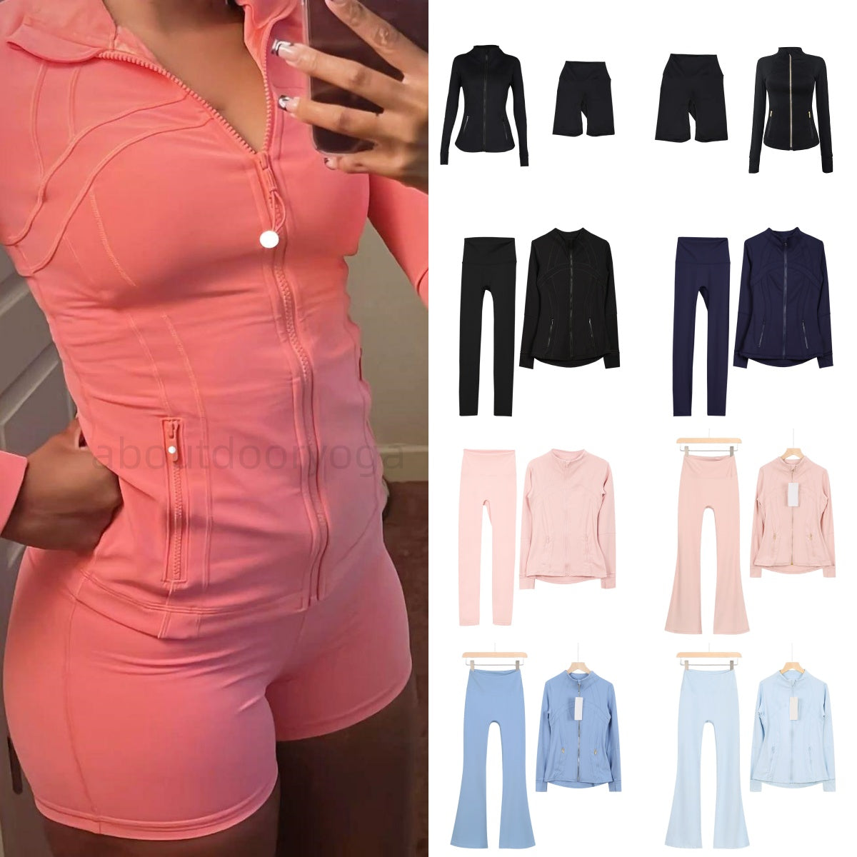 2026 10A NEW Gym sets Jackets and leggings shorts Yoga Workout Elastic WaistFitness quick dry fitness Activewear Sweatshirt set luluity Lemonitys de