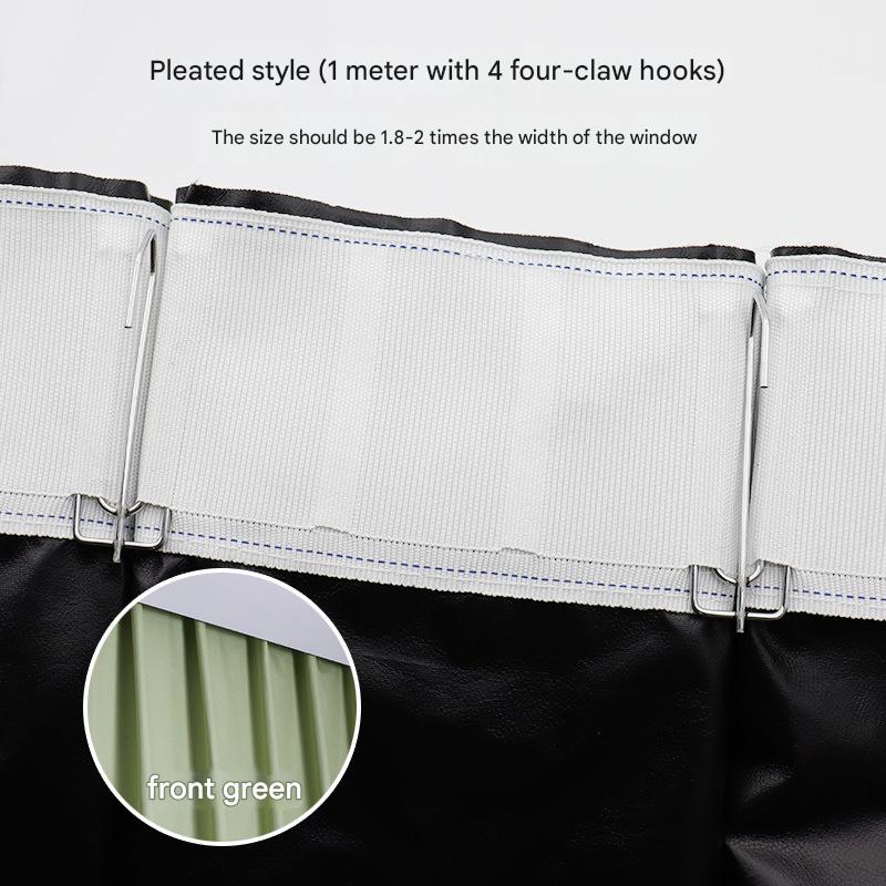 A550 curtains are opaque and shading balcony bedroom Roman rod new blackout curtain for rental houses waterproof sunscreen wholesale