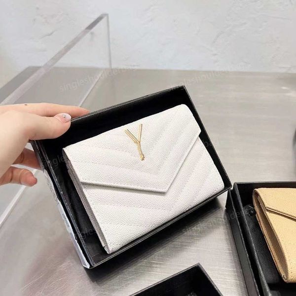 Wallets Wallet Cassandre Matelasse fold wallet Genuine Leather Mini purse Card holder Casual Coin Pocke