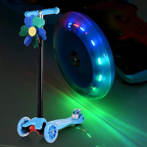 80mm 120mm Scooter Wheel LED Flash Light Up Scooter Wheel for Mini Micro Scooter Bearings with 5 Colors