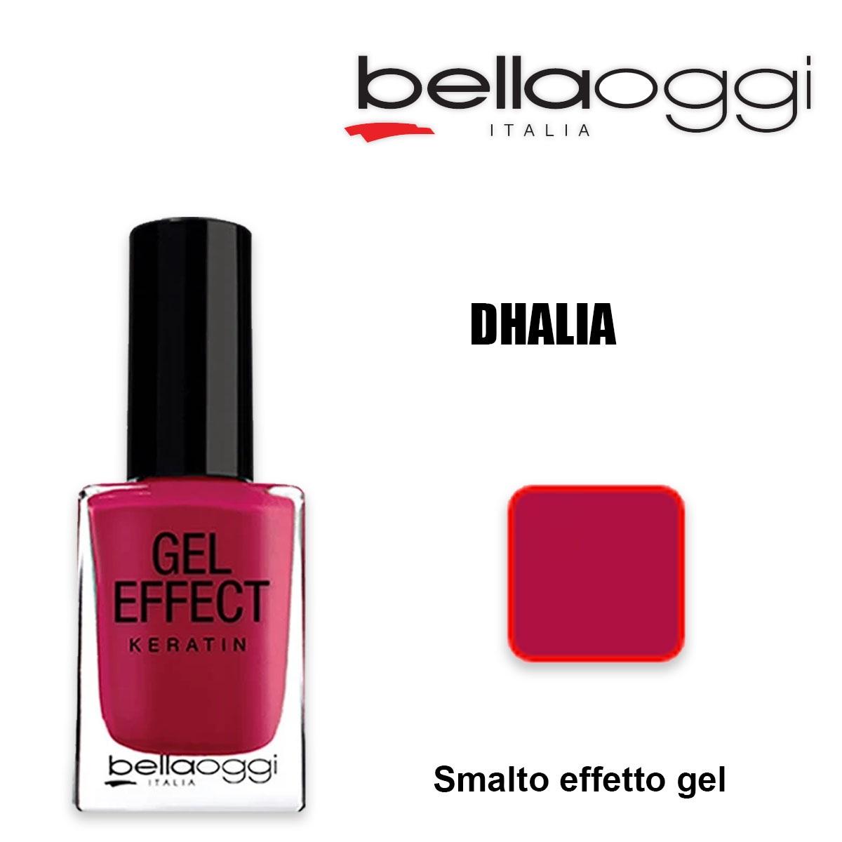Gel effect keratin gel effect nail polish with dhalia keratin