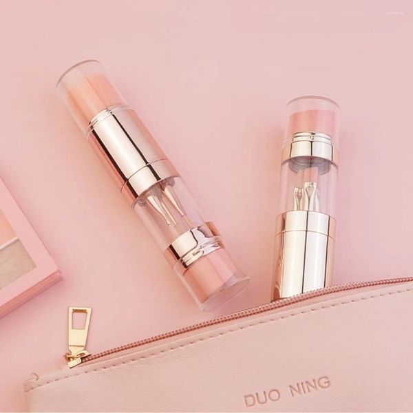 Makeup Brushes Splicing 5 In 1 Brush Multifunctional Dustproof Concealer Eye Shadow Applicator Lip er Gloss Women