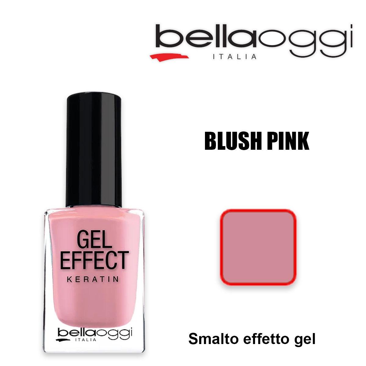 Gel effect keratin blush pink gel effect nail polish with keratin