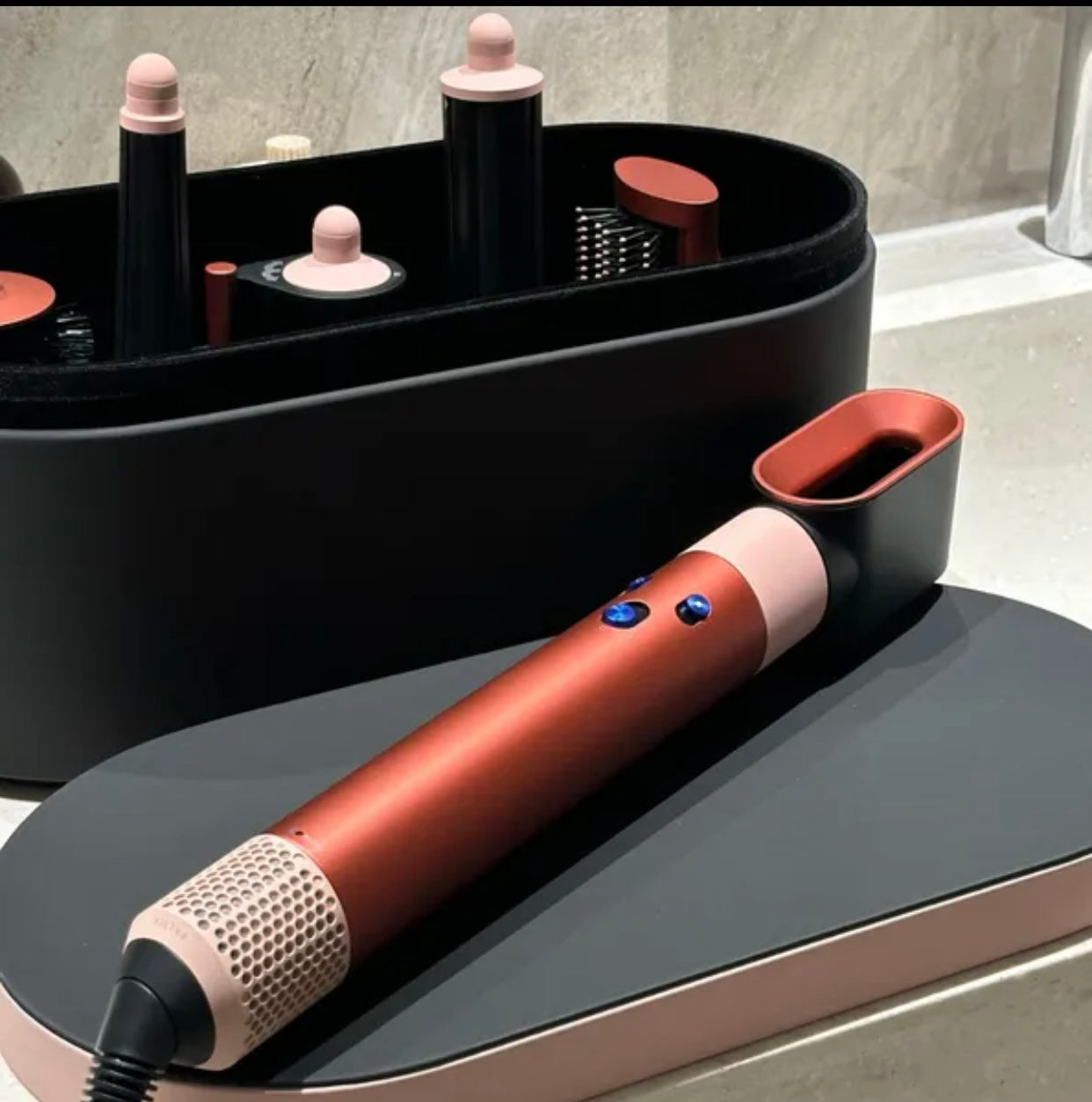 Curling Iron Hair Professional Straightener 6-in-1 Multi Function Electric Hair Tool with Adjustable Temperature Negative Ion Tech With Gift