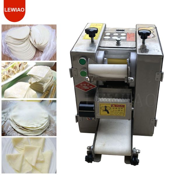 Tabletop Grain Product Automatic Papad Momo Empanada Samosa Gyoza Wonton Dumpling Maker Skin Wrapper Making Machine