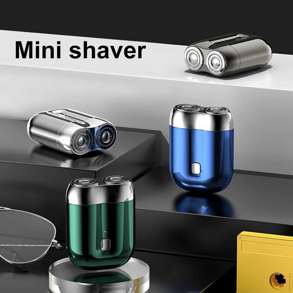 INSMART Mini Electric Shavers Portable Razor Men Type-C Rechargeable Shaving Beard Mane Trimmer Dry Wet Shaving WashableW250117