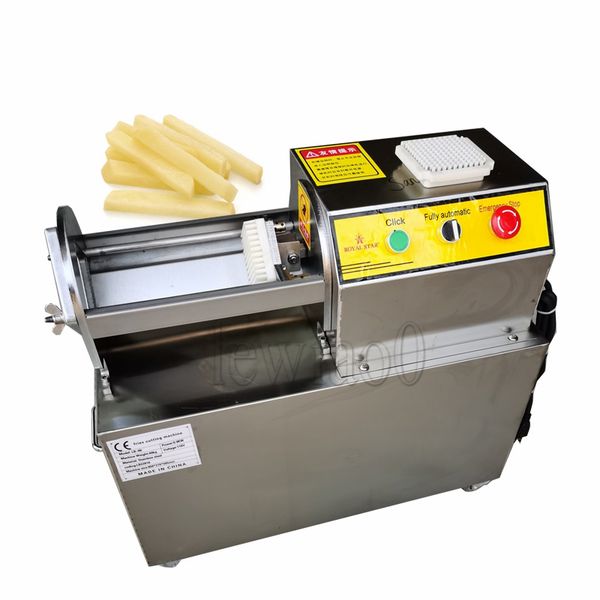 Electric Potato Chips Cutter French Fries Vegetable Cutting Machine