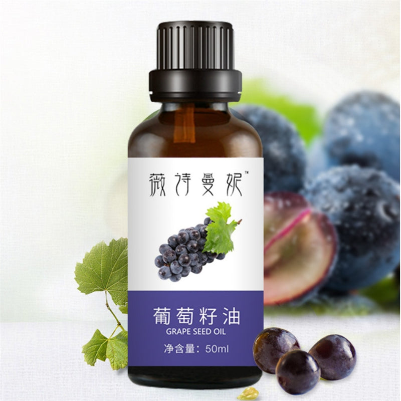 Natural Plant Herbal Base Essential Oil Grape Seed Cold Pressing Pure Single Essential Oil Massage Aromatherapy Dual Purpose Skincare Flowers Fragra