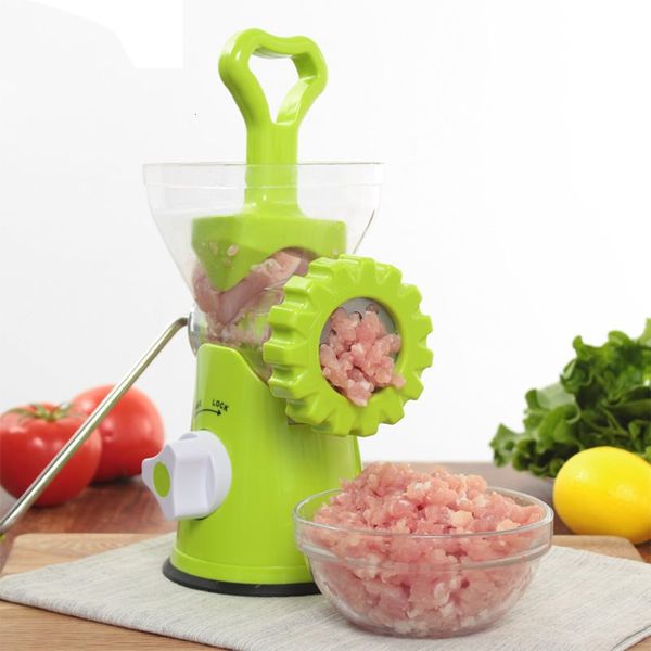 Fruit Vegetable Tools Meat Grinder Manual Processors Food Mincer Kitchen Machine Sausage Maker Stuffer Chopper Blender Household Enema Tool