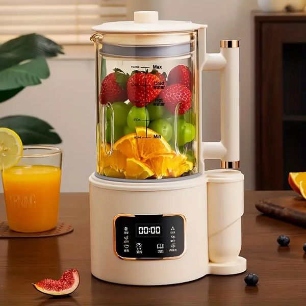 1pc For Making Smoothies And Juices With A High-boron Glass Crush Ice, Suitable For Home Use. It Is A Multi-functional Food Processor With A