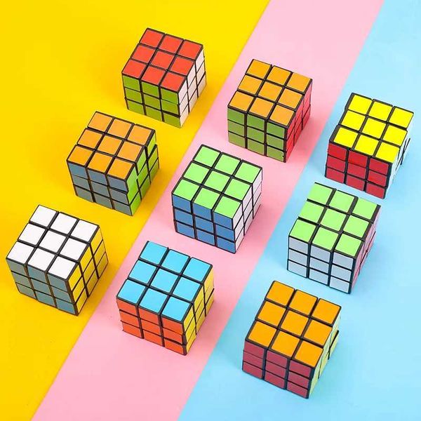 12 Pcs-Lot 3cm Small Cube 3x3x3 Kids Mini Speed Magic Cube Early Educational Puzzle Cube Toy Kingdergarten Toy Gift For ChildrenXJ241221